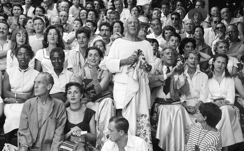 Picasso at the Bullfight, Vallauris 1955 Silver gelatin print 96.5x75cm
