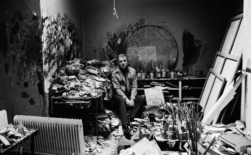 Francis Bacon in his studio, London 1979 (I) Silver gelatin print 98x64cm