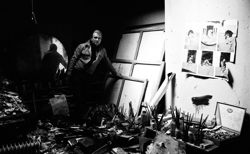 Francis Bacon in his studio, London 1979 (II) Silver gelatin print 98x64cm