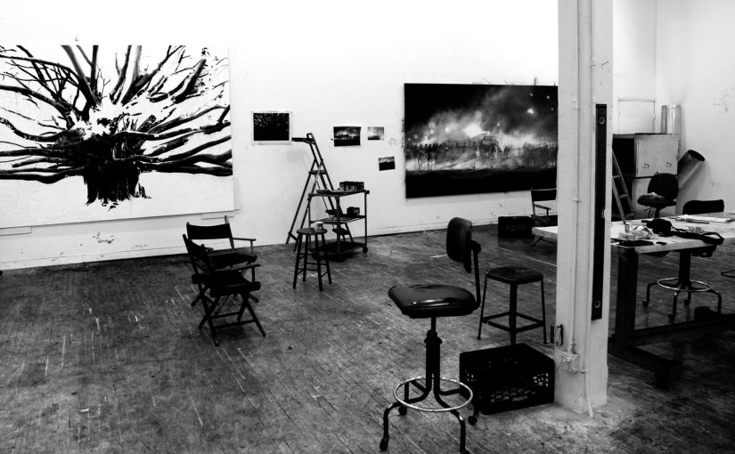 Robert Longo Studio, New York 2014